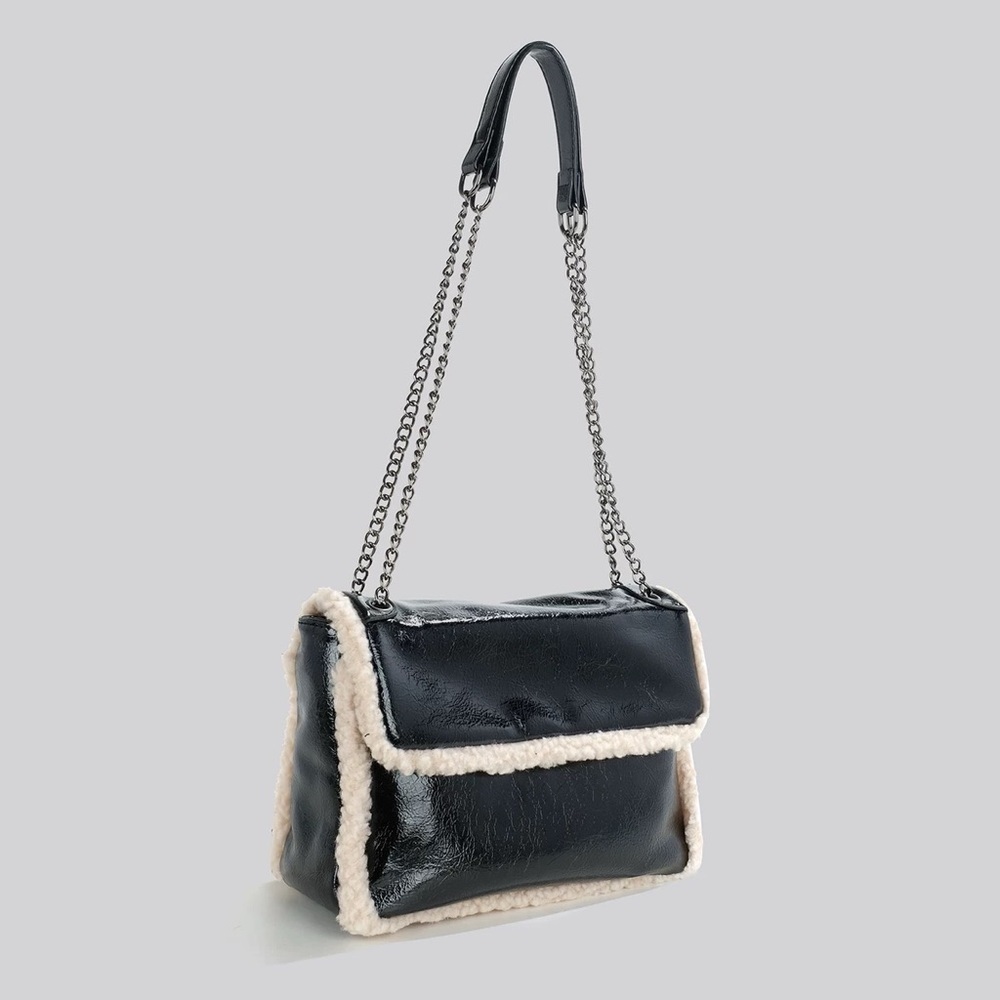 Brand new Shoulder bag, Boho black purse